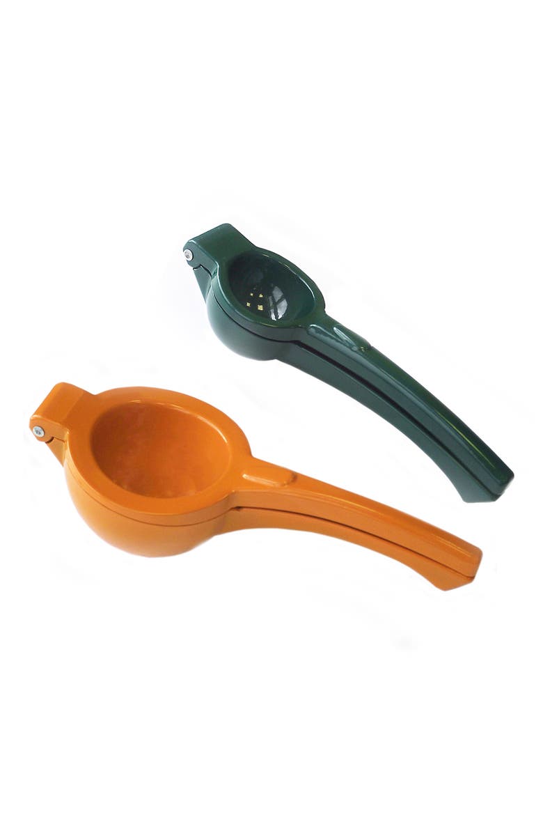 Cook N Co Citrus Squeezer 2-Piece Set, Main, color, LIME/ORANGE