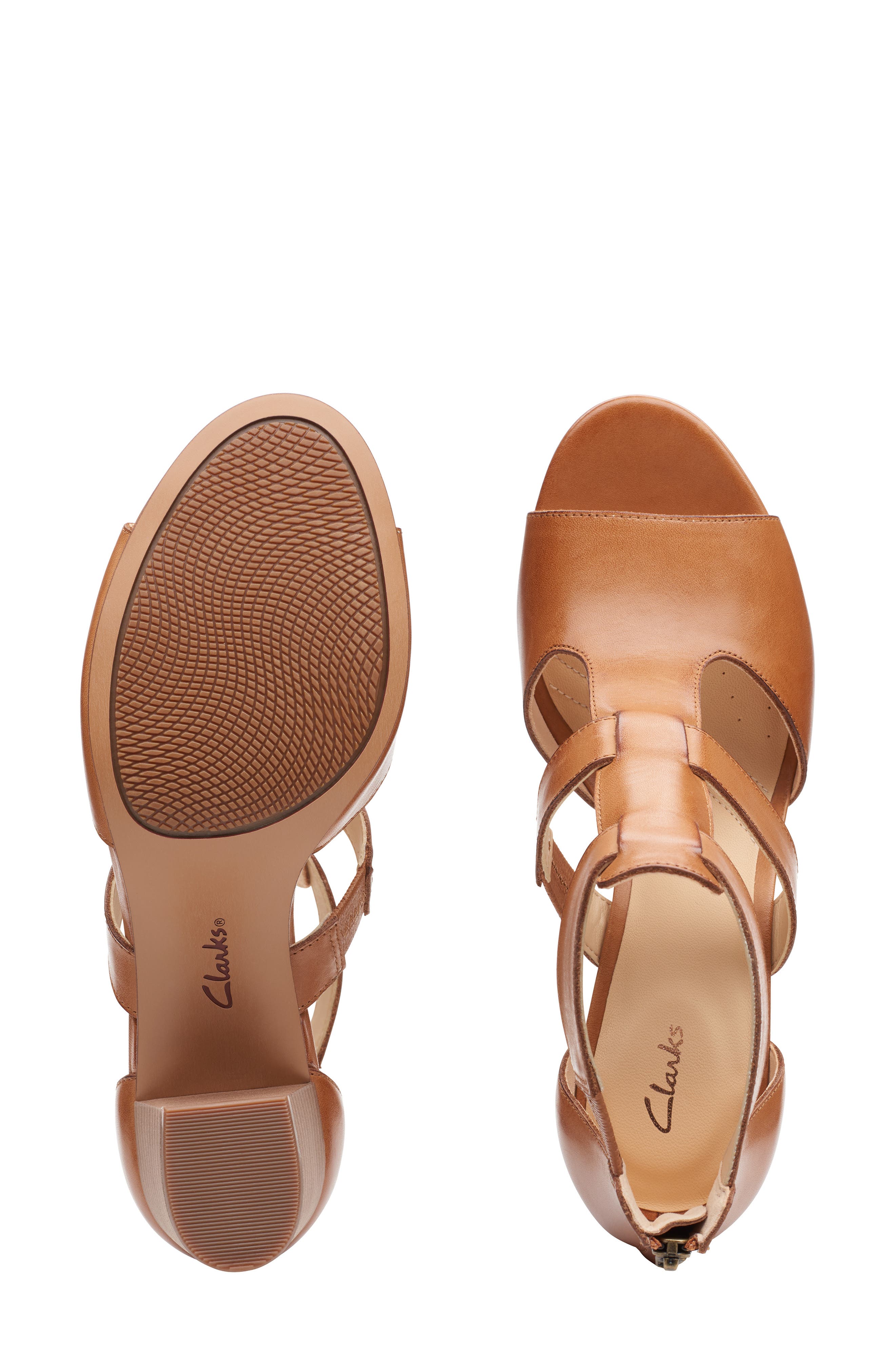 Deloria Fae Sandal, Alternate, color, TAN LEATHER