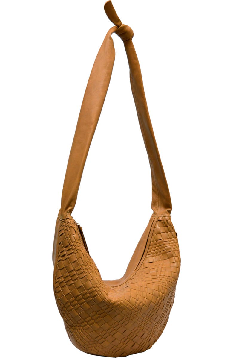 Rafe New York Rymn Woven Hobo, Alternate, color, Camel