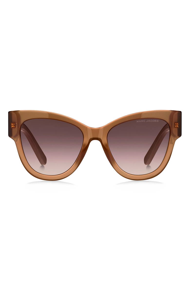 Marc Jacobs 53mm Gradient Cat Eye Sunglasses, Main, color,