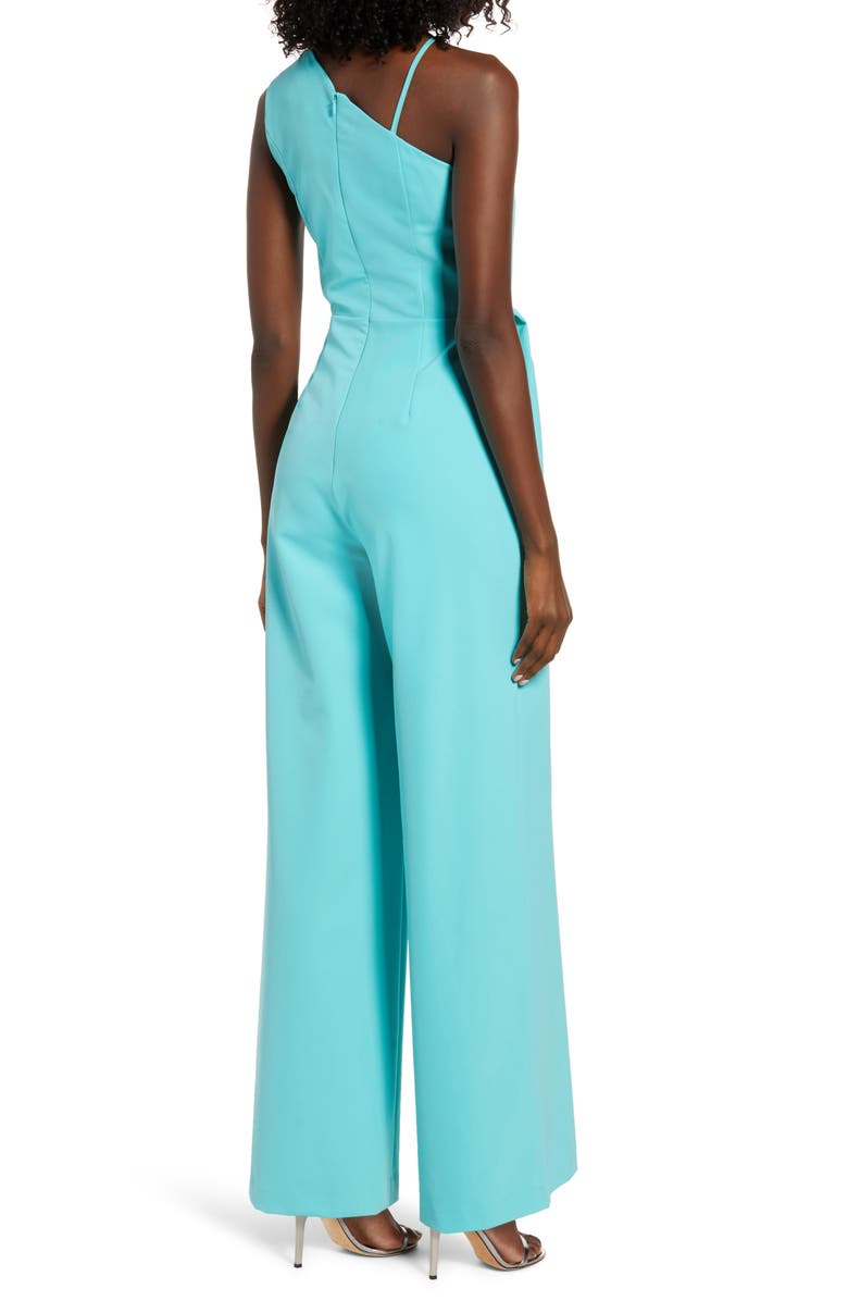 Lavish Alice Surplice Twill Jumpsuit, Alternate, color, 