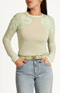 Sam Edelman Ruffle Trim Sweater