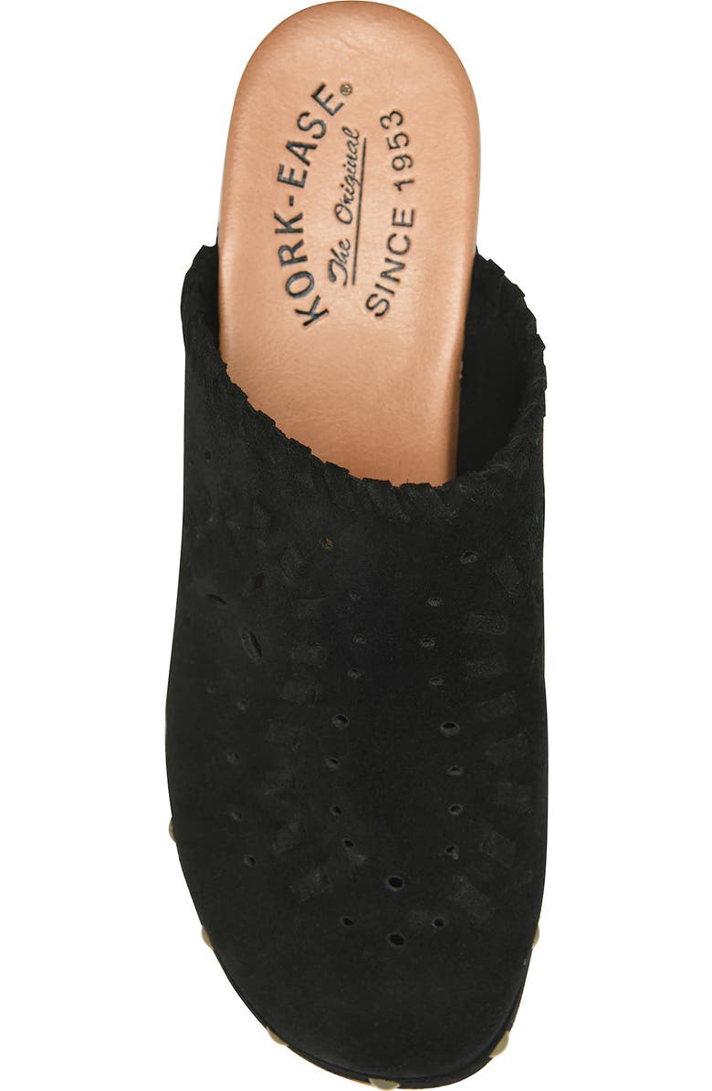 Kork-Ease<sup>®</sup> Tomika Perforated Clog, Alternate, color, Black Suede