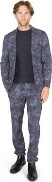 Lords of Harlech Judd Fully Lined Tailored Wool Blazer