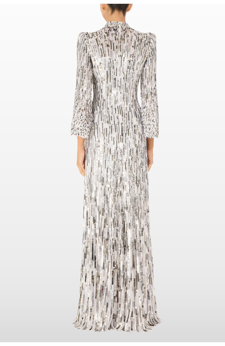 Jenny Packham Memphis Sequin-Embellished Maxi Dress, Alternate, color, White