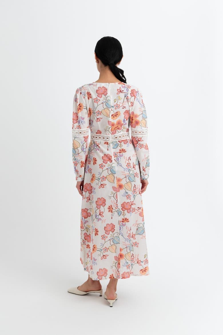Evelyn Dress, Alternate, color, Blue Floral