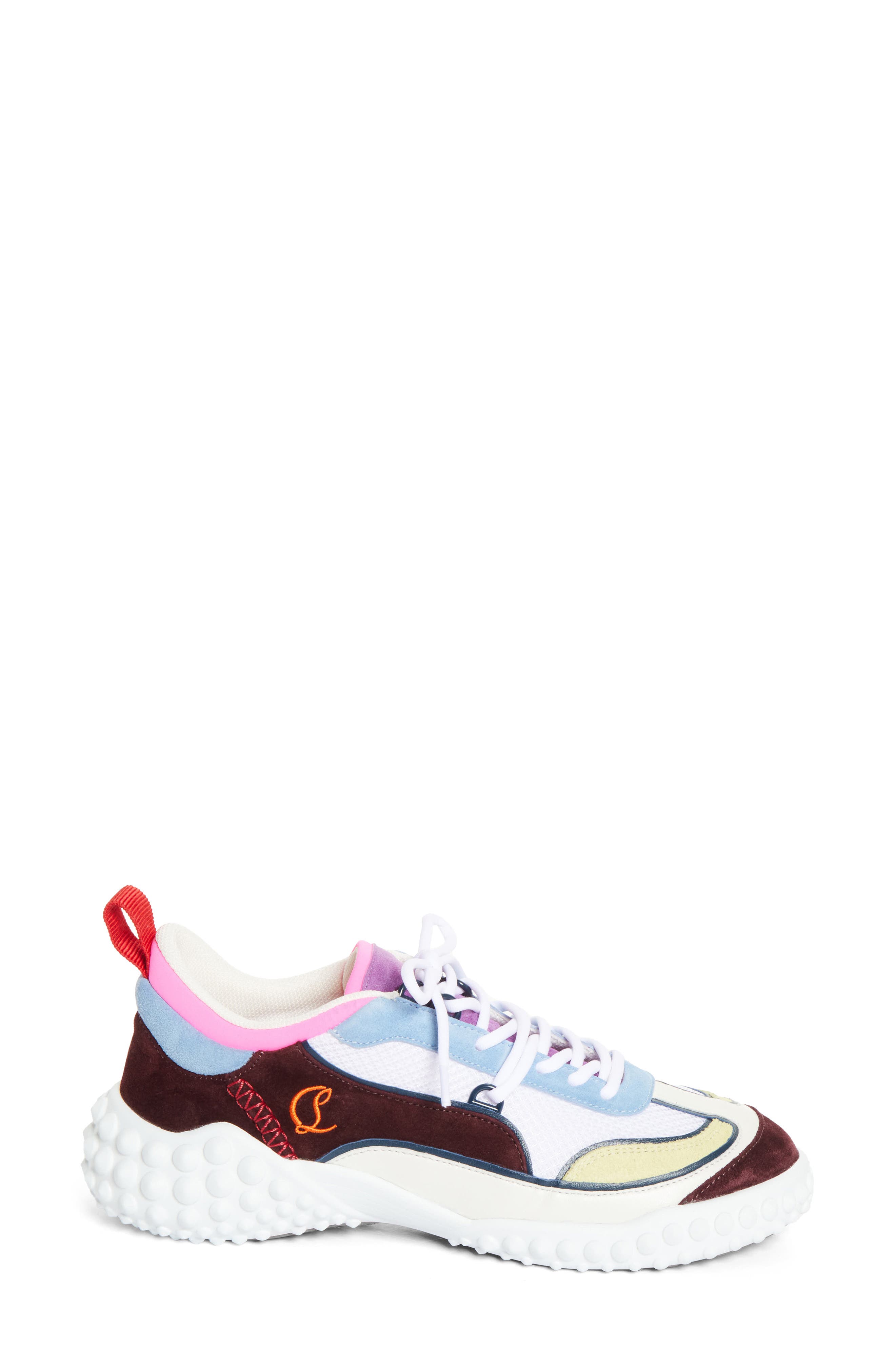 Christian Louboutin Mara Runner Sneaker, Alternate, color, Version Ceruleo/ Amara