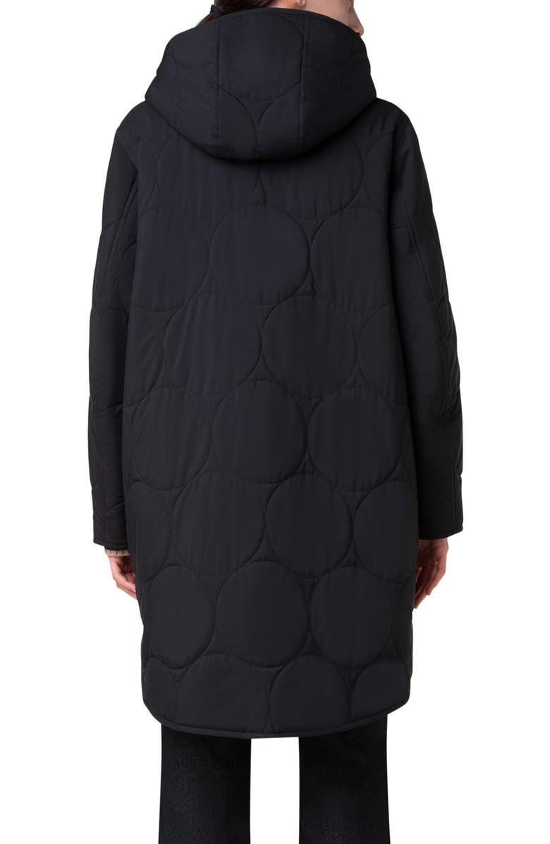 Akris punto Signature Techno Dot Quilt Reversible Parka, Alternate, color, 