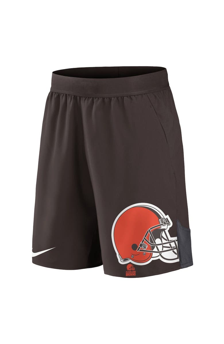 Nike Men's Nike Brown Cleveland Browns Stretch Performance Shorts, Alternate, color, Brown