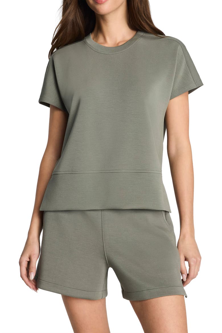 Air Essentials Crewneck T-Shirt, Main, color, FROSTED MOSS