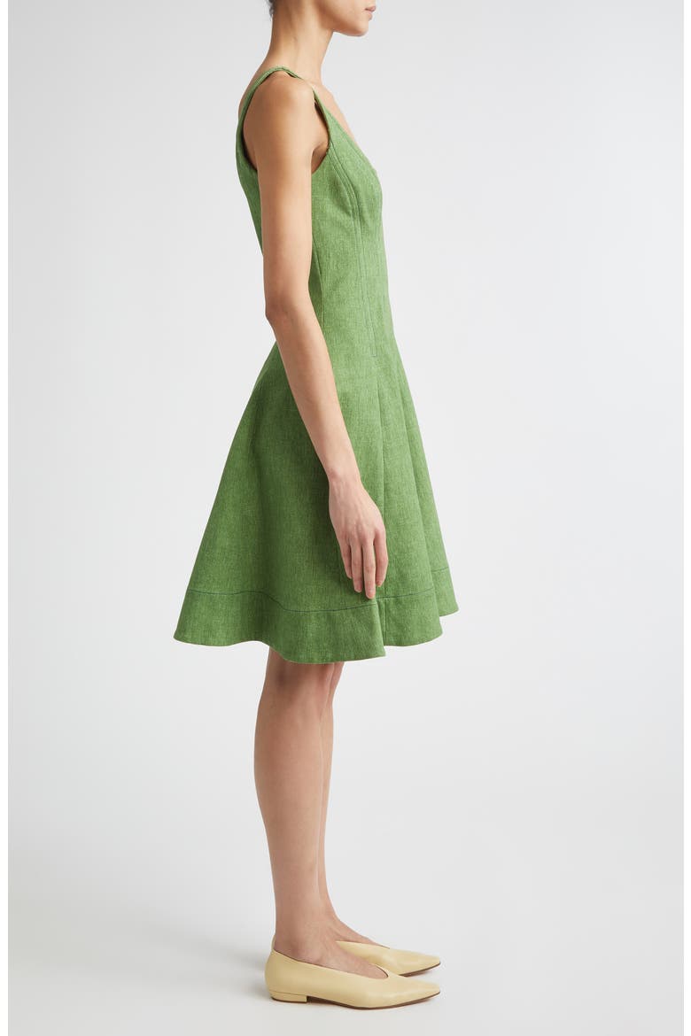 Stretch Denim Princess Seam Dress, Alternate, color, CACTUS