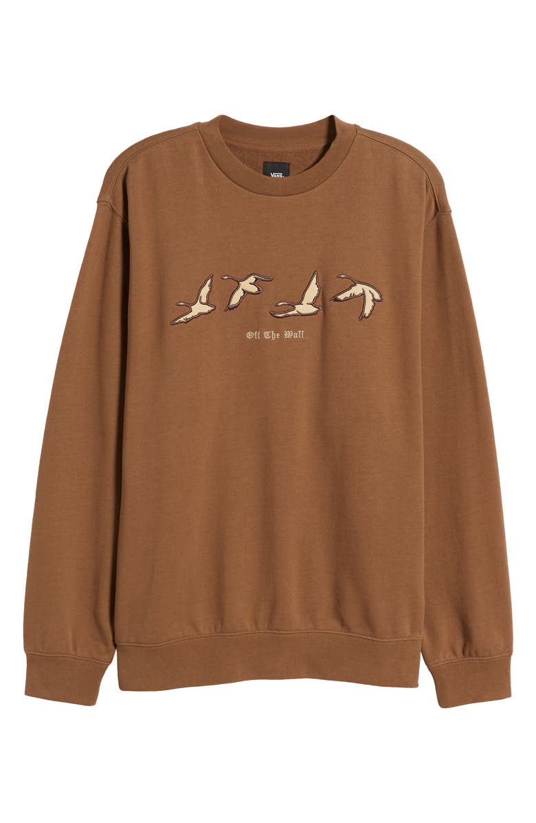 Vans Geese Crewneck Sweatshirt, Alternate, color, 