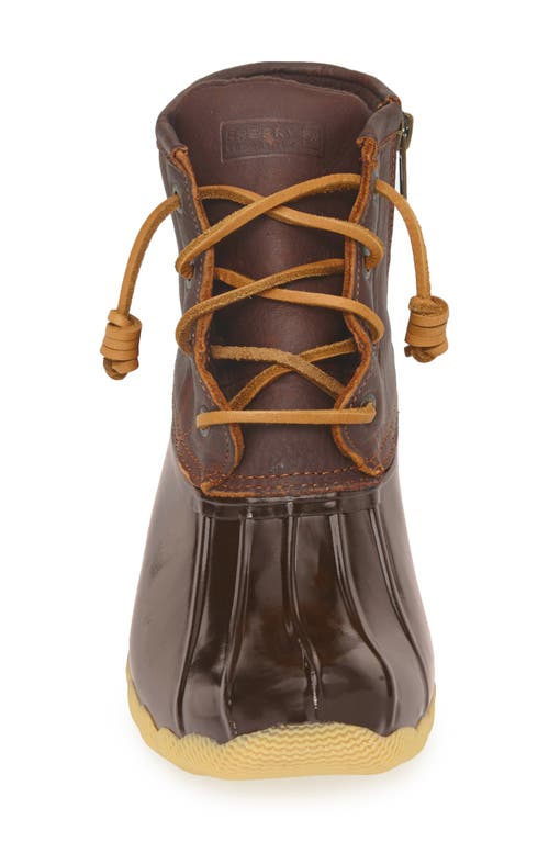 Sperry Top-sider® Sperry Saltwater Waterproof Rain Boot In Tan/brown