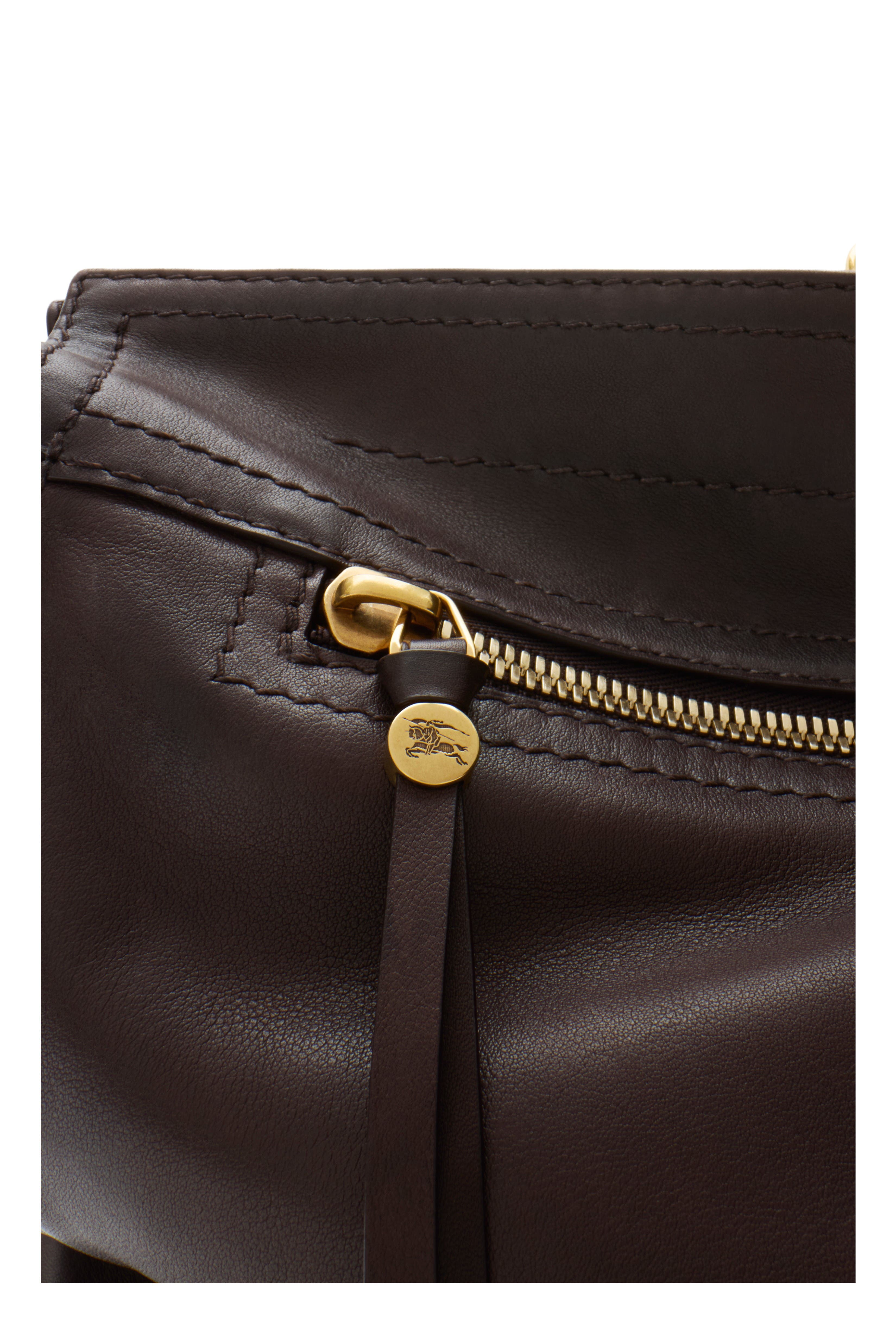 Burberry Extra Large Hampstead Tote, Alternate, color, Peat Brown