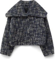 Other Stories Crop Wool Blend Jacket