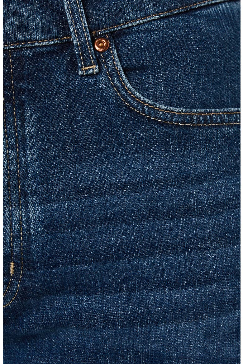 Sienna Organic Stretch Cotton Wide Leg Crop Jeans, Alternate, color, NIGHT