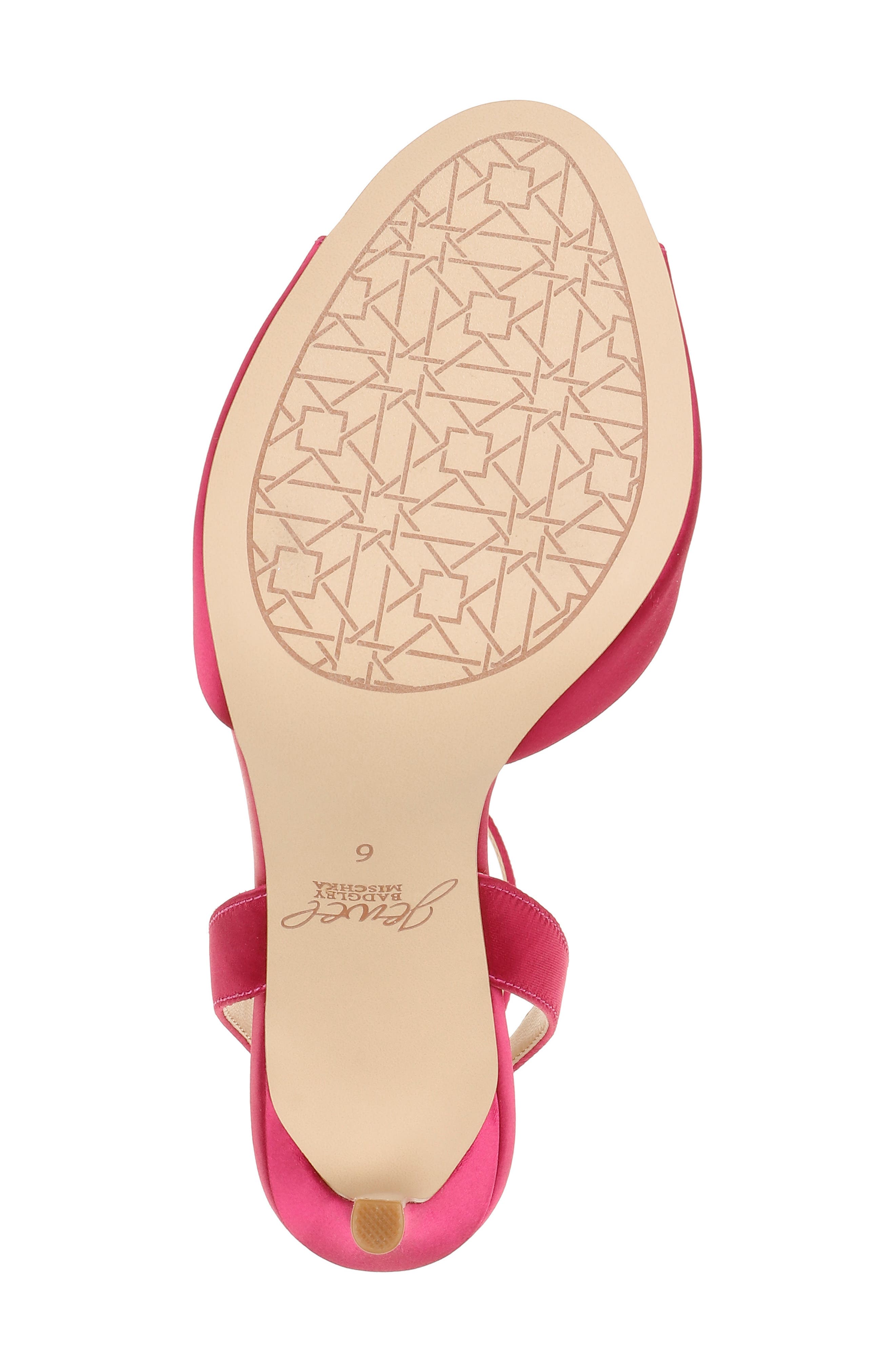Jessa Sandal, Alternate, color, HOT PINK