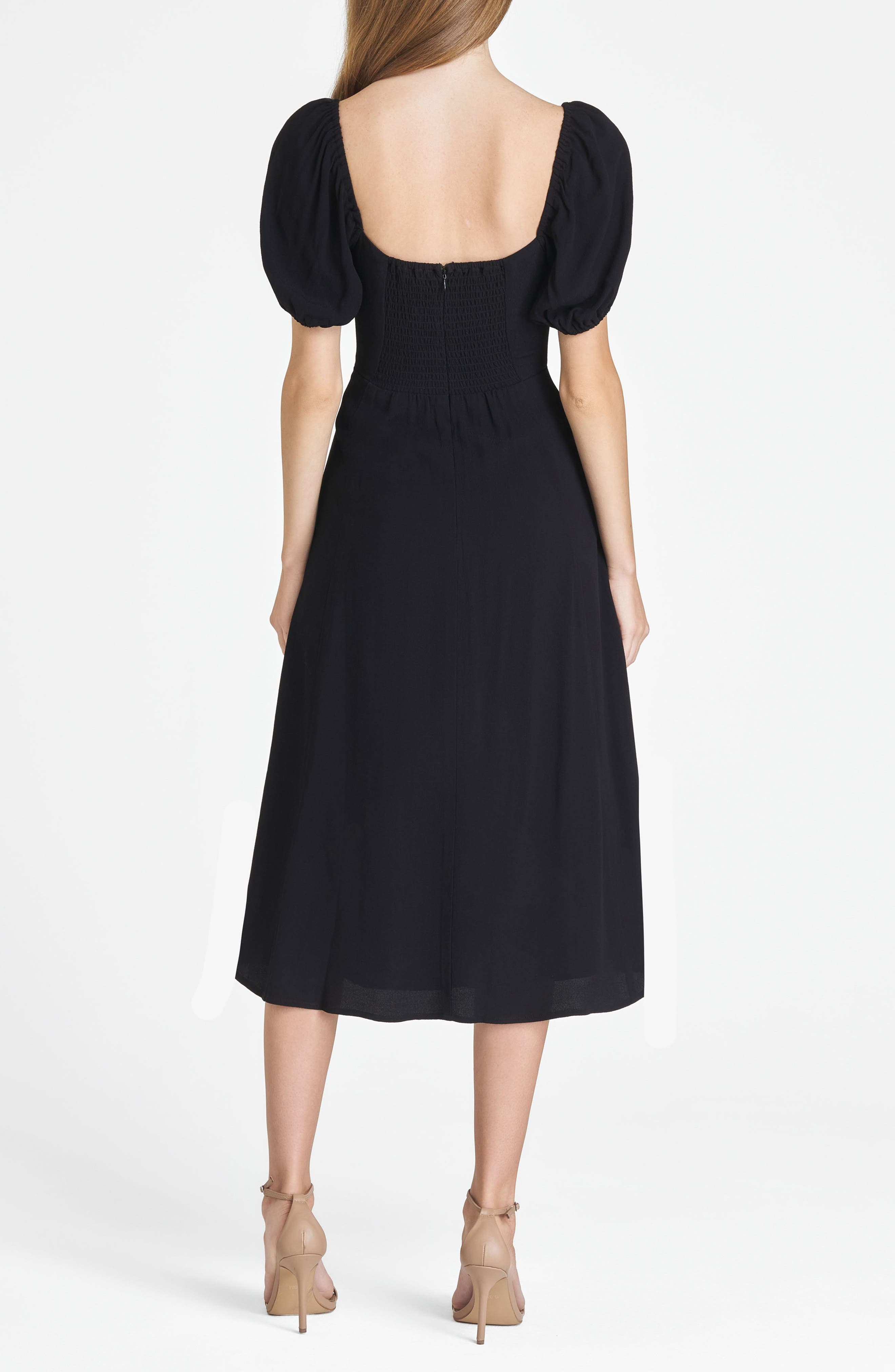 Leonie Puff Sleeve Midi Dress - image 2