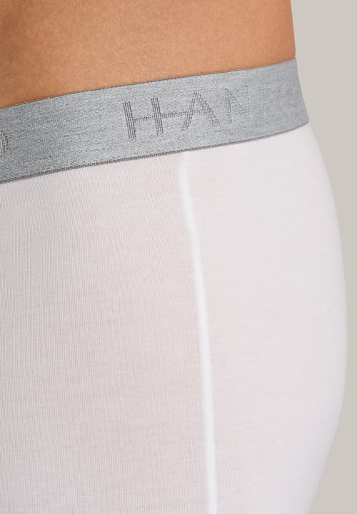 Hanro Cotton Essentials Boxer Brief 2pk In White