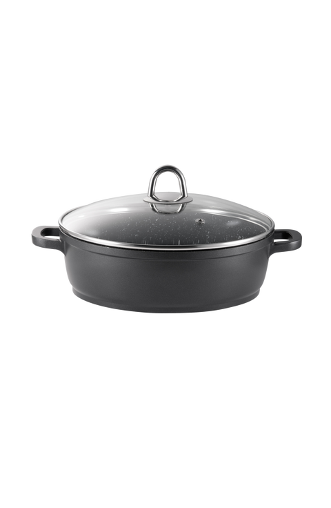 GRANITE sauté Pan with Lid 6.3 Qt.