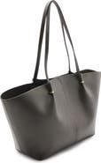 MANGO Faux Leather Shopper Bag
