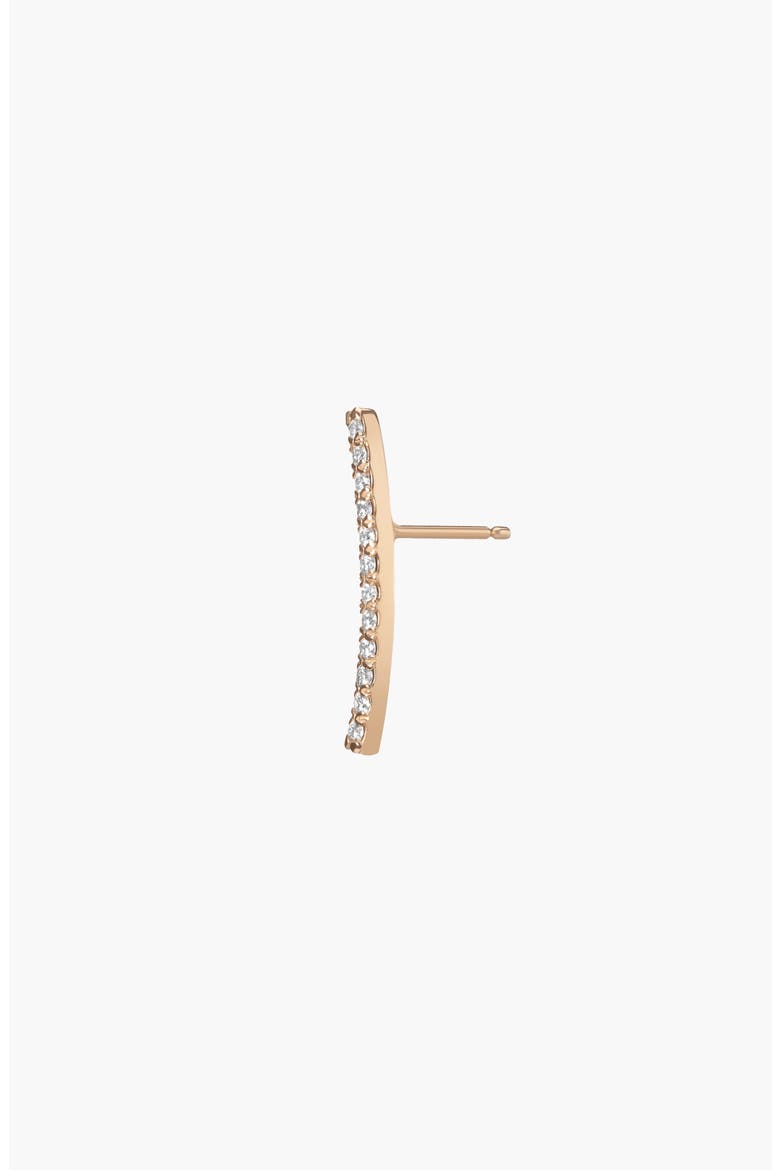 Archival Path Earring, Alternate, color, Yellow Gold Vermeil