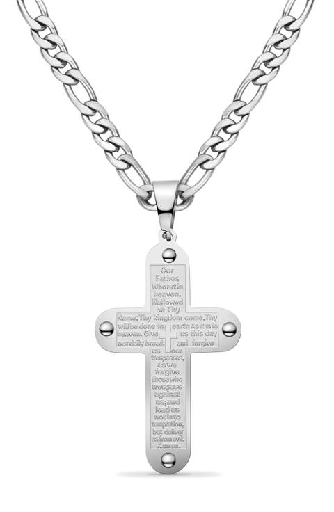 Men's Cross Pendant Necklace