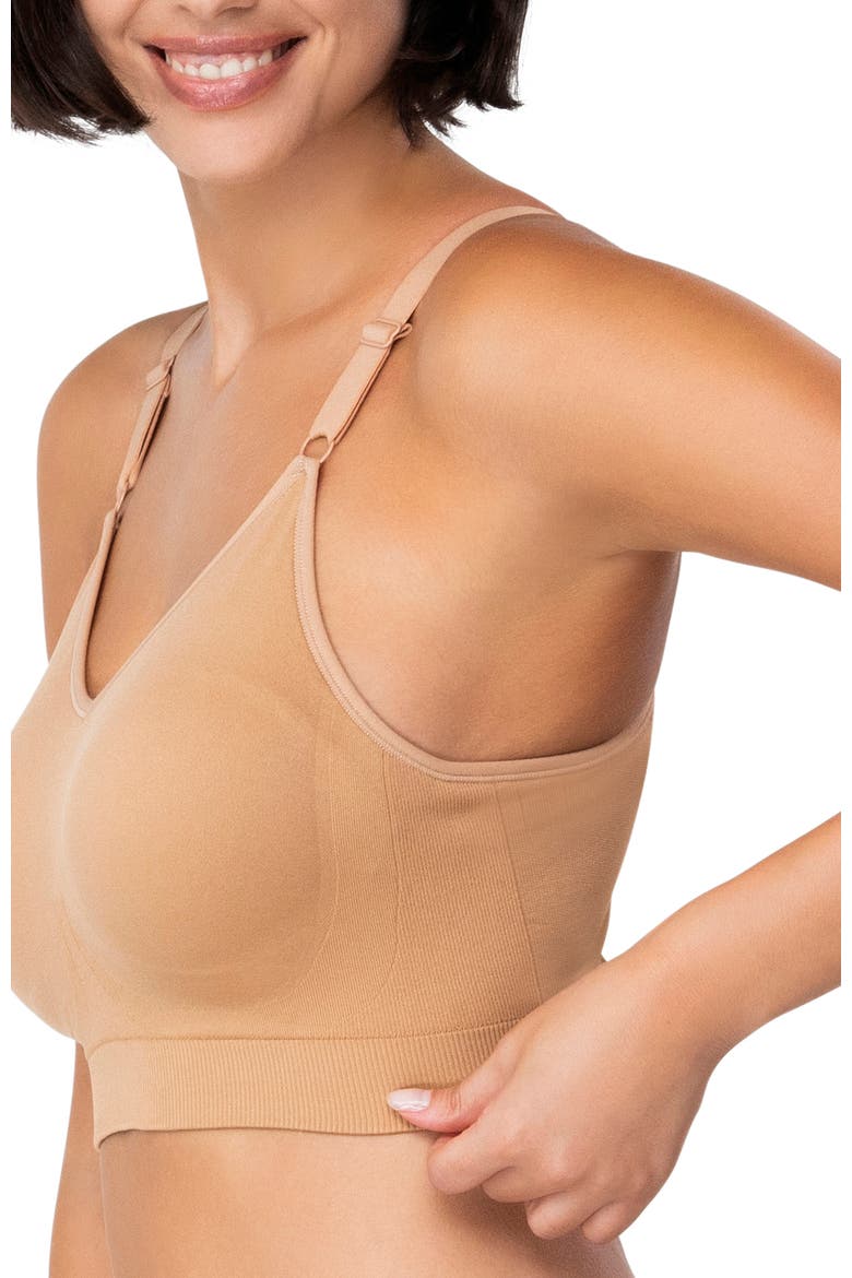 Full Coverage Comfort Bra, Alternate, color, Coffee