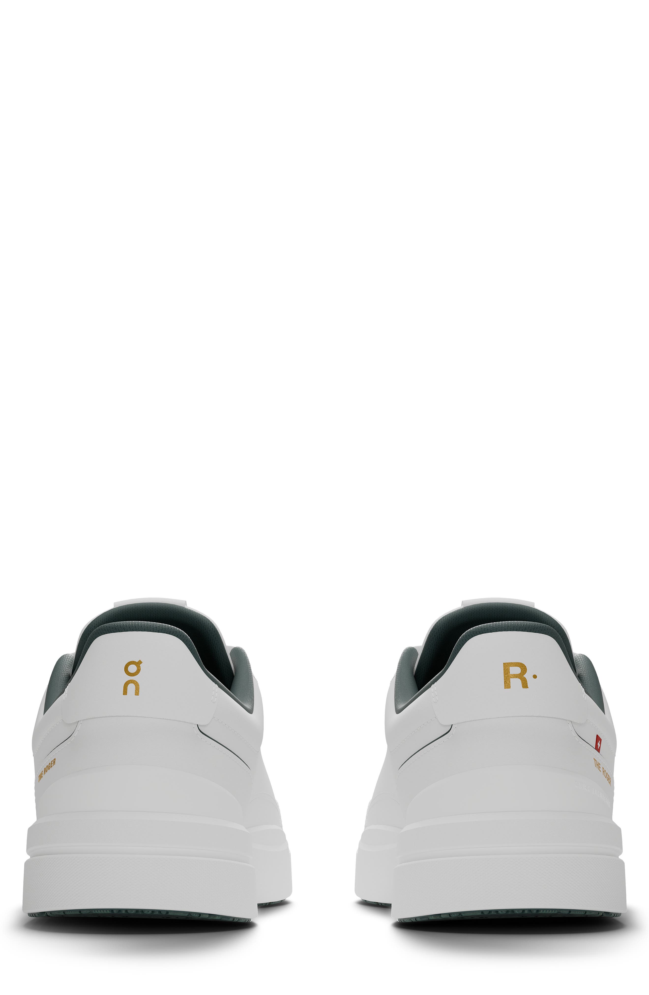 THE ROGER Centre Court Tennis Sneaker, Alternate, color, WHITE/ EVERGREEN