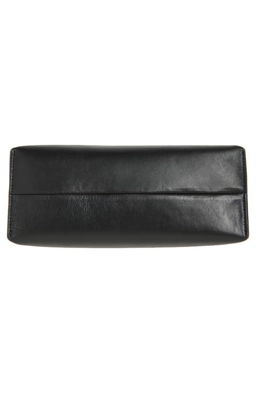 Sam Edelman Small Poppy Drawstring Leather Crossbody Bag In Black