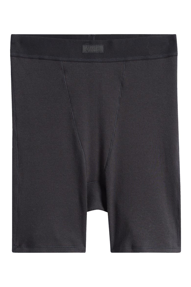 Stretch Cotton Rib Boxers, Main, color, SOOT