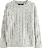 NEXT Kids' Cable Crewneck Sweater