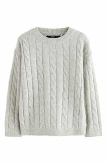 NEXT Kids' Cable Crewneck Sweater