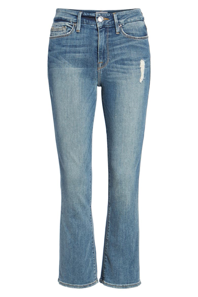Good Cuts High Rise Boyfriend Jeans, Alternate, color, BLUE 012