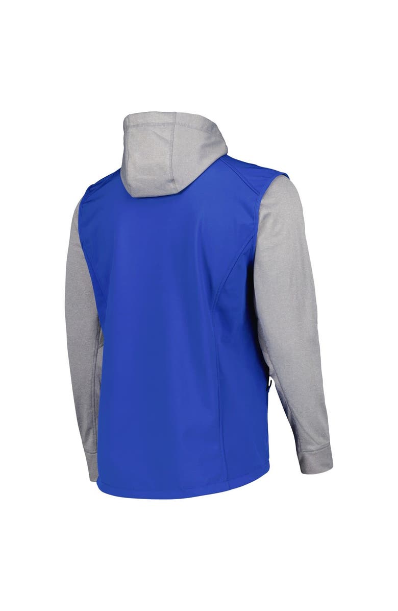 DUNBROOKE Men's Dunbrooke Royal/Heather Gray Los Angeles Dodgers Alpha Full-Zip Jacket, Alternate, color, Royal