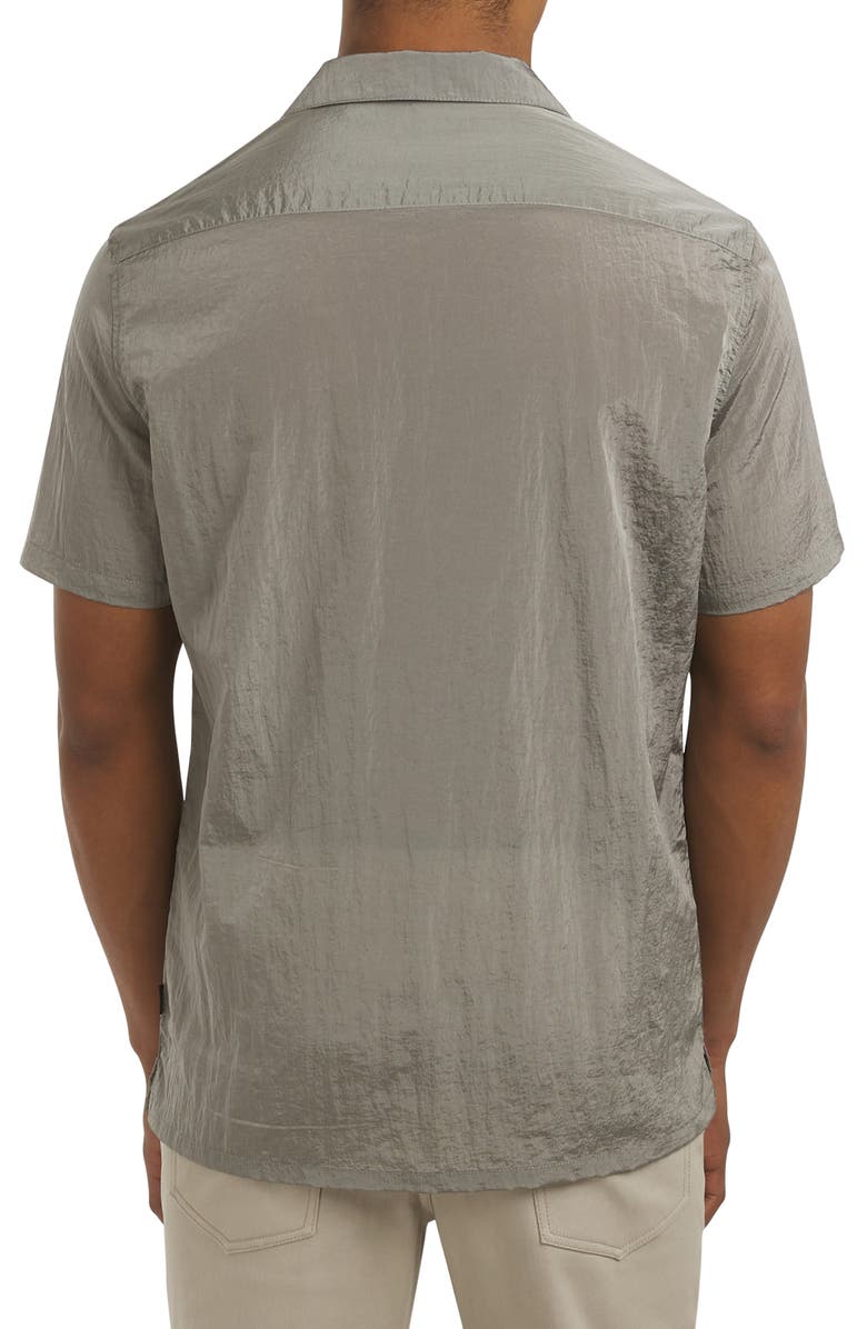 DKNY SPORTSWEAR Remi Camp Shirt, Alternate, color, Sidewalk