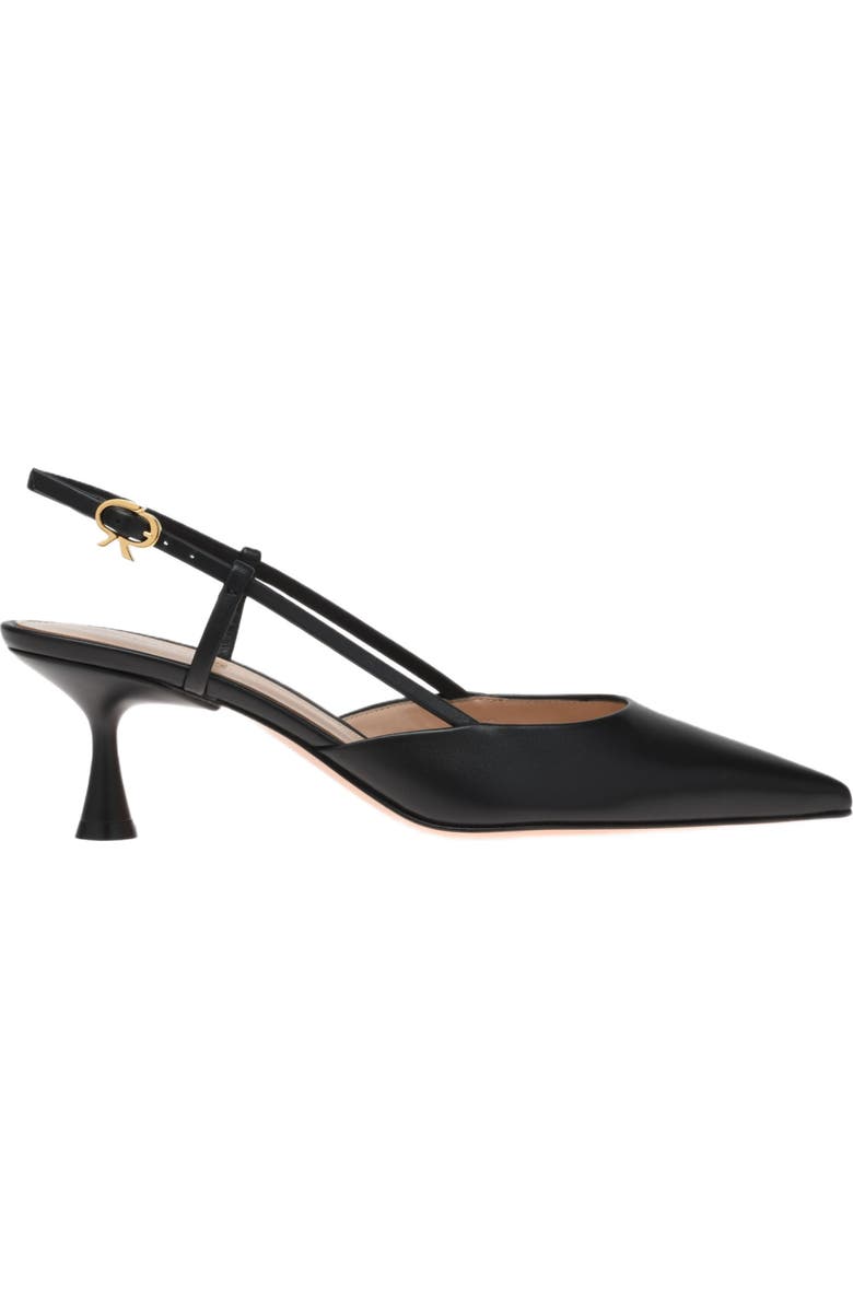 Gianvito Rossi Ascent 55 Slingback, Main, color, Black