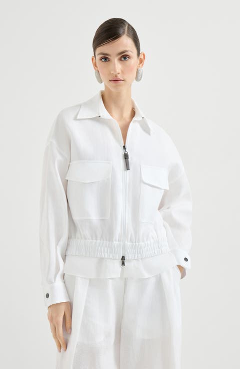 Cotton outerwear jacket