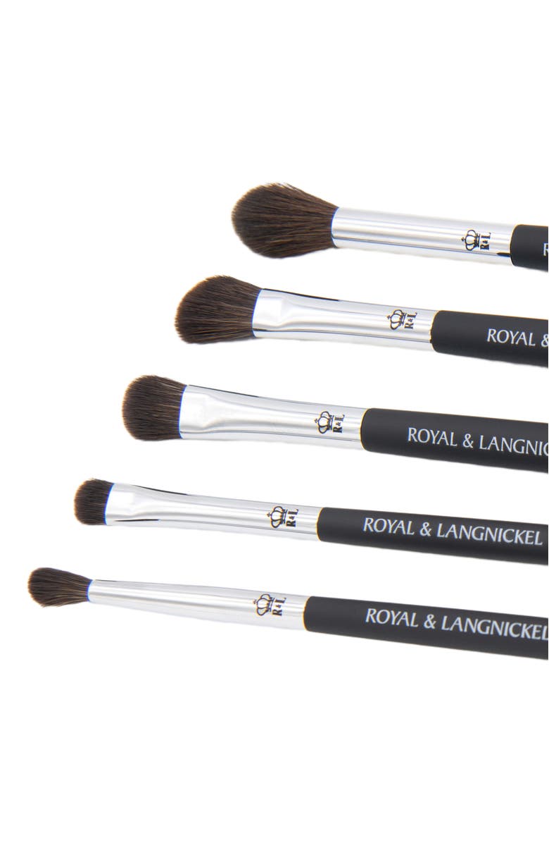 OMNIA Brush Pro Blending 5pc Makeup Brush Set, Alternate, color, Black