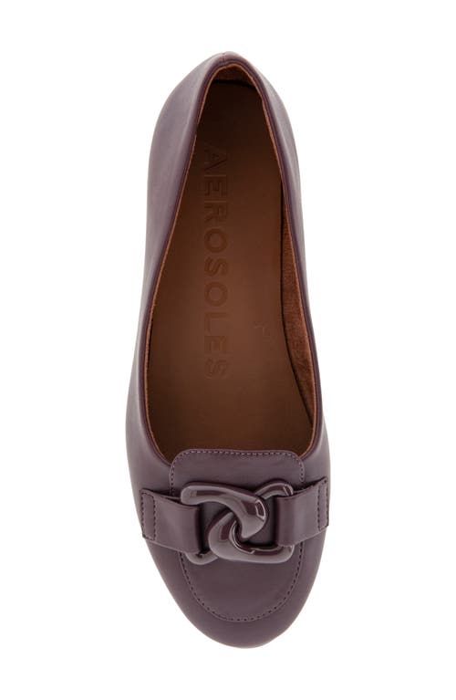 Aerosoles Bell Chain Bit Flat In Purple