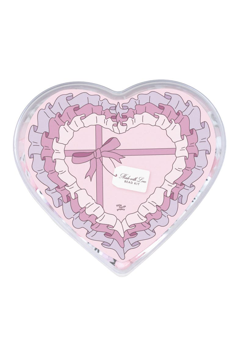 Galentine's Bead Kit, Main, color, WHITE