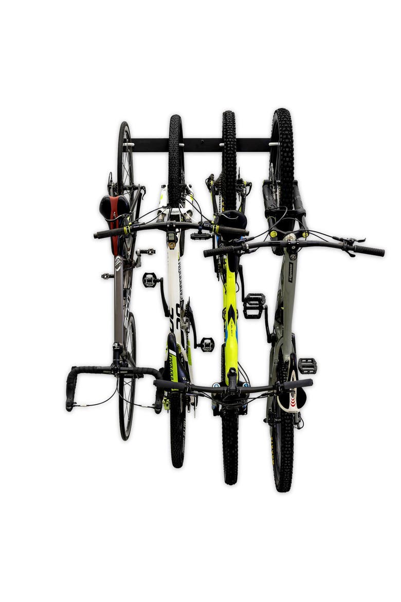 Blackstone Bike Storage Rack | 4 Bikes | Black, Alternate, color, Black