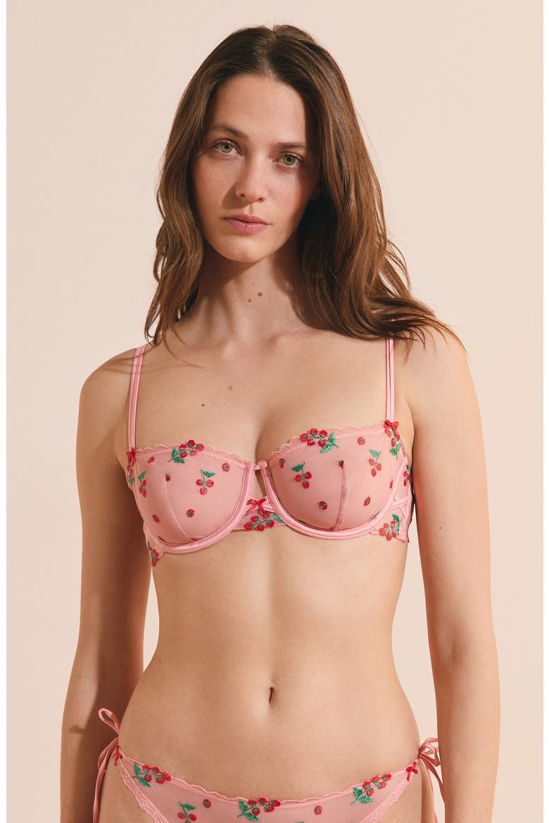 Tomato Love Underwire Bra, Alternate, color, MULTICOLORE