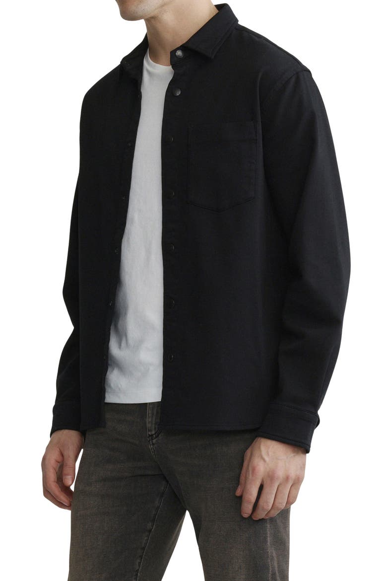 Dominick Knit Denim Shirt, Alternate, color, CAVERN