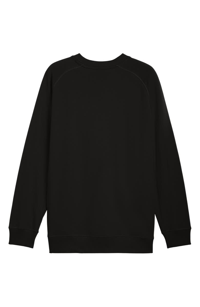 PUMA Scuderia Ferrari Sportswear Shield Crewneck Sweatshirt, Alternate, color, Puma Black