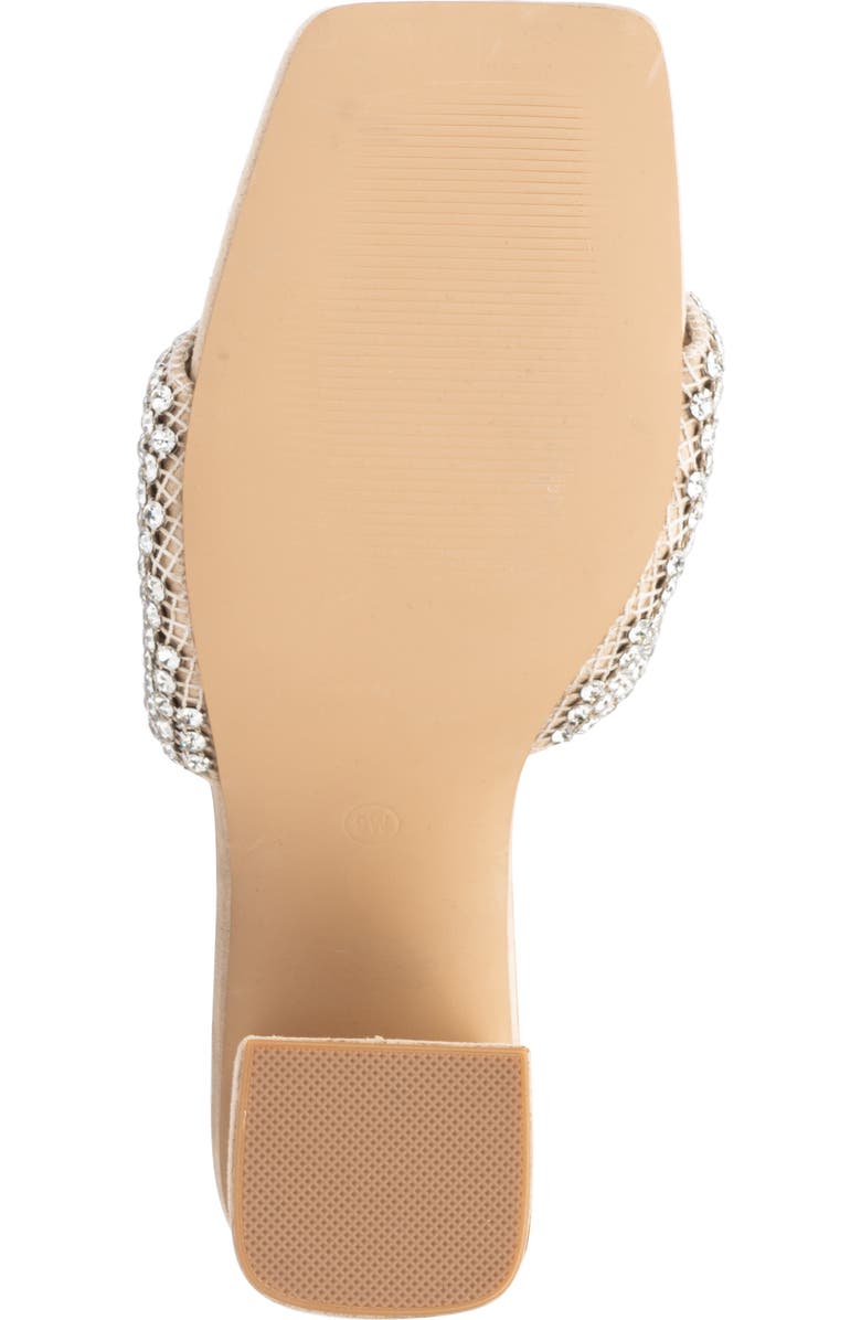 Fashion to Figure Serena Embellished Sandal - Wide Width, Alternate, color, Nude