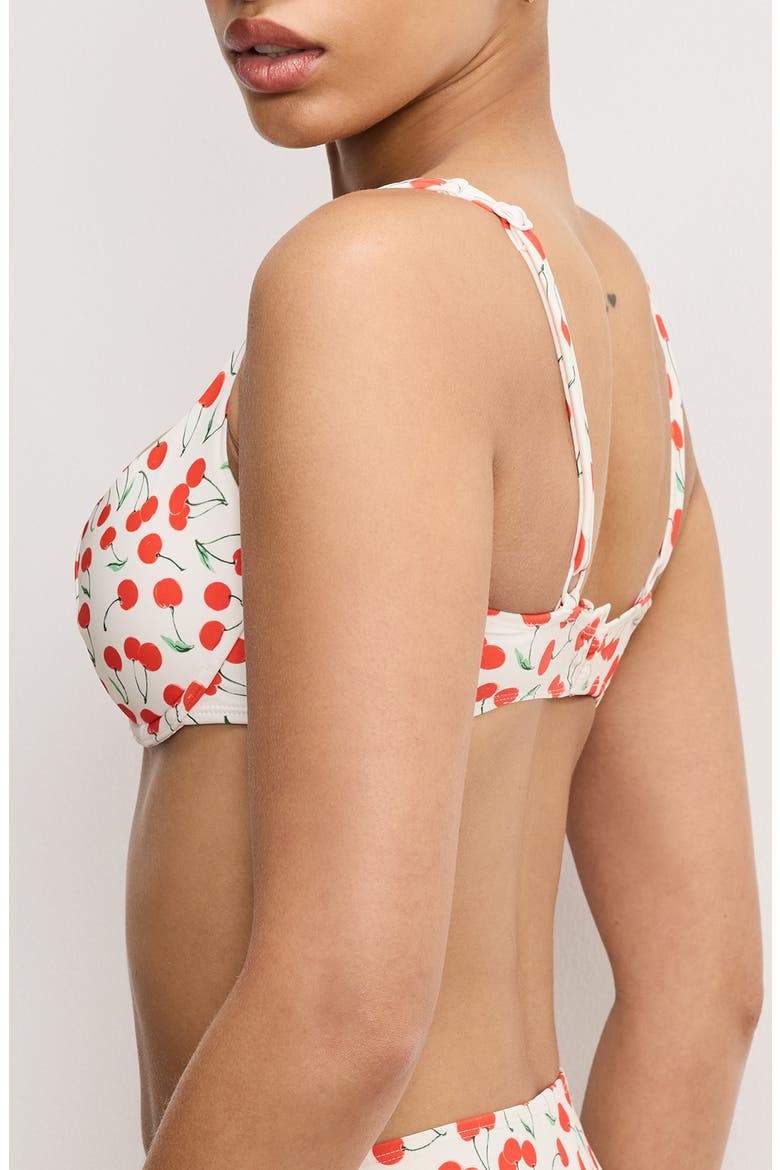 Cherry Underwire Bikini Top, Alternate, color, SNOW CHERRIES 04