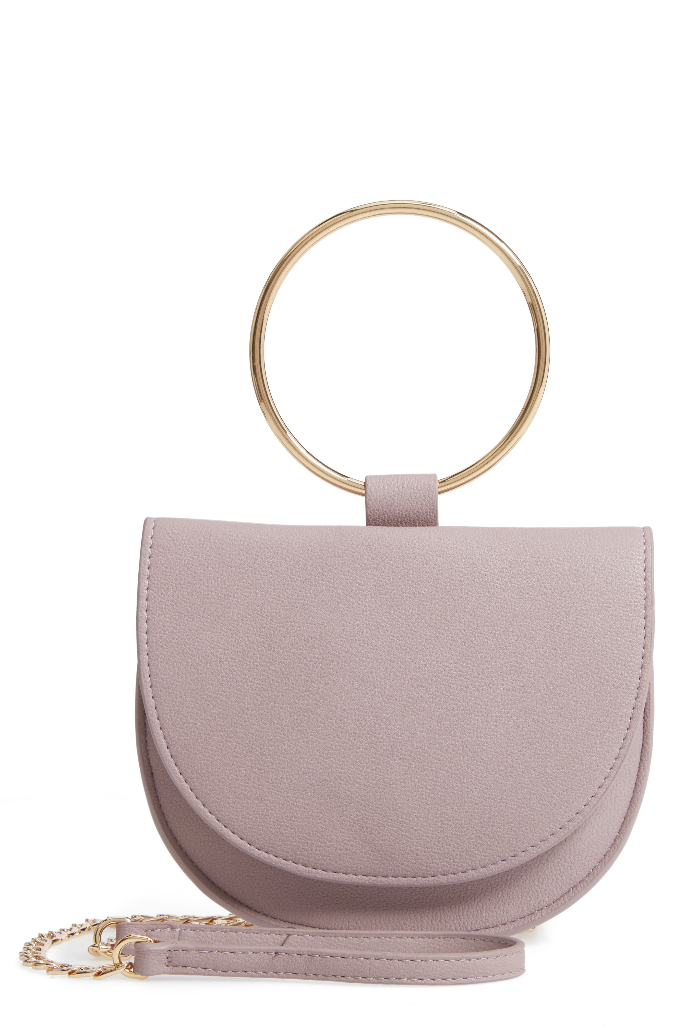 Reese Ring Crossbody Bag, Main, color, PURPLE MOSS