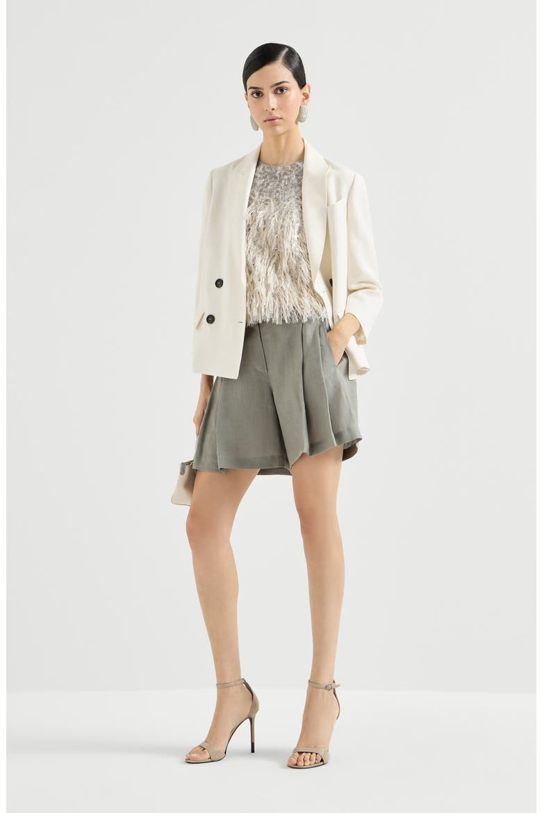 Dazzling dégradé top, Alternate, color, Grey