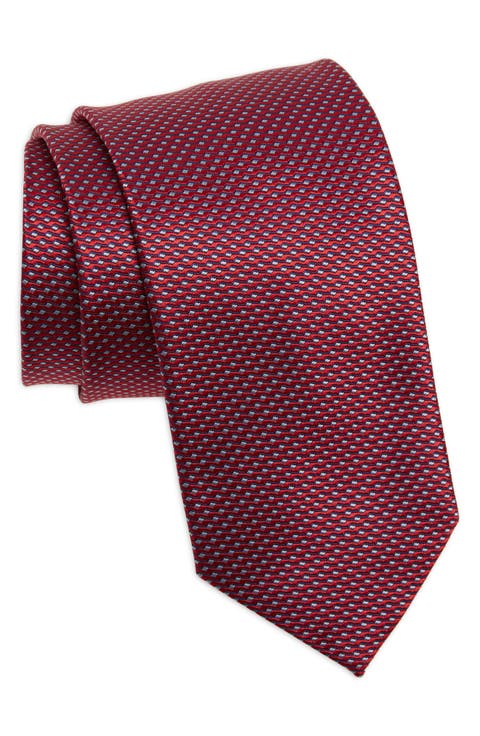Geometric Silk Tie
